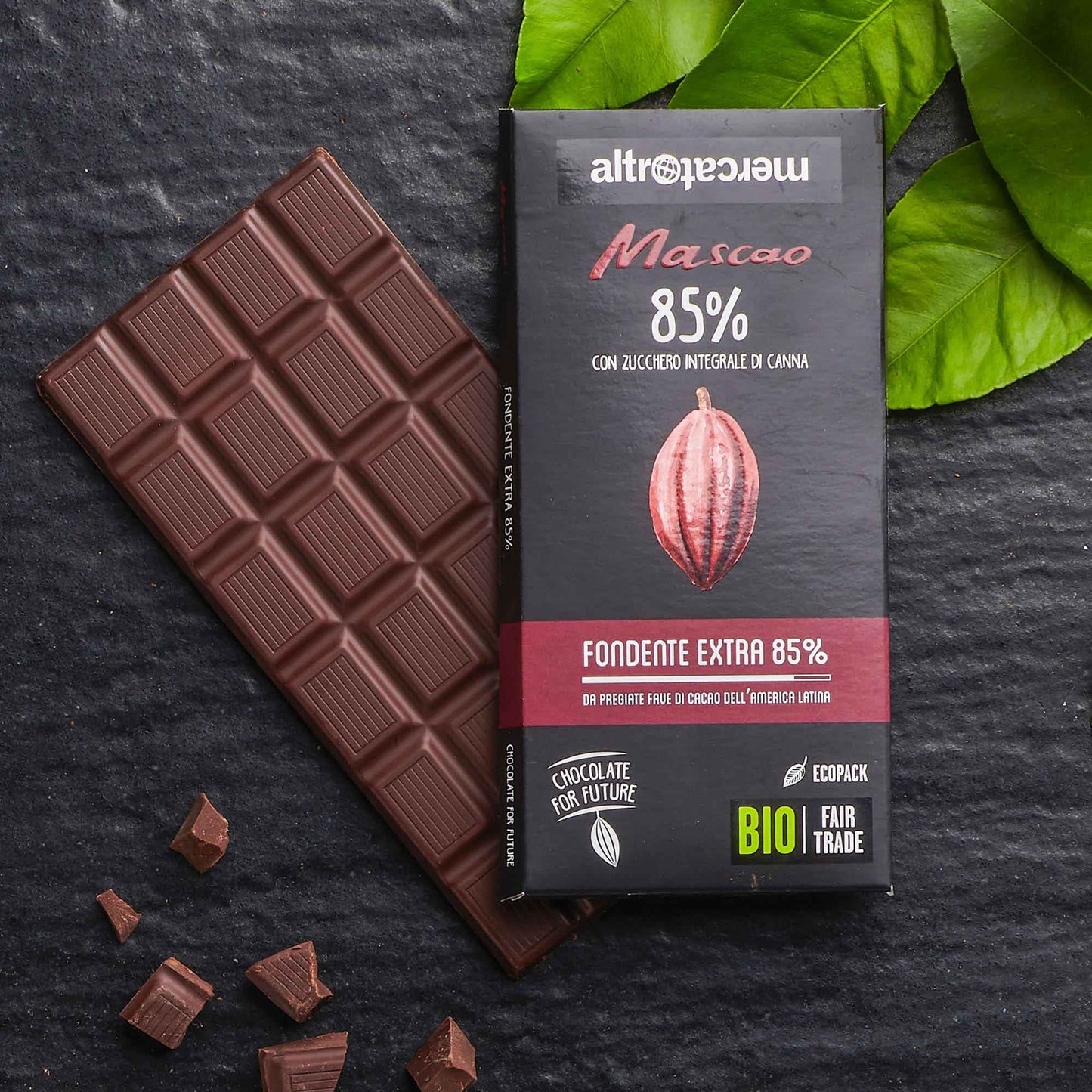 Cioccolato Mascao fondente 85% Bio
