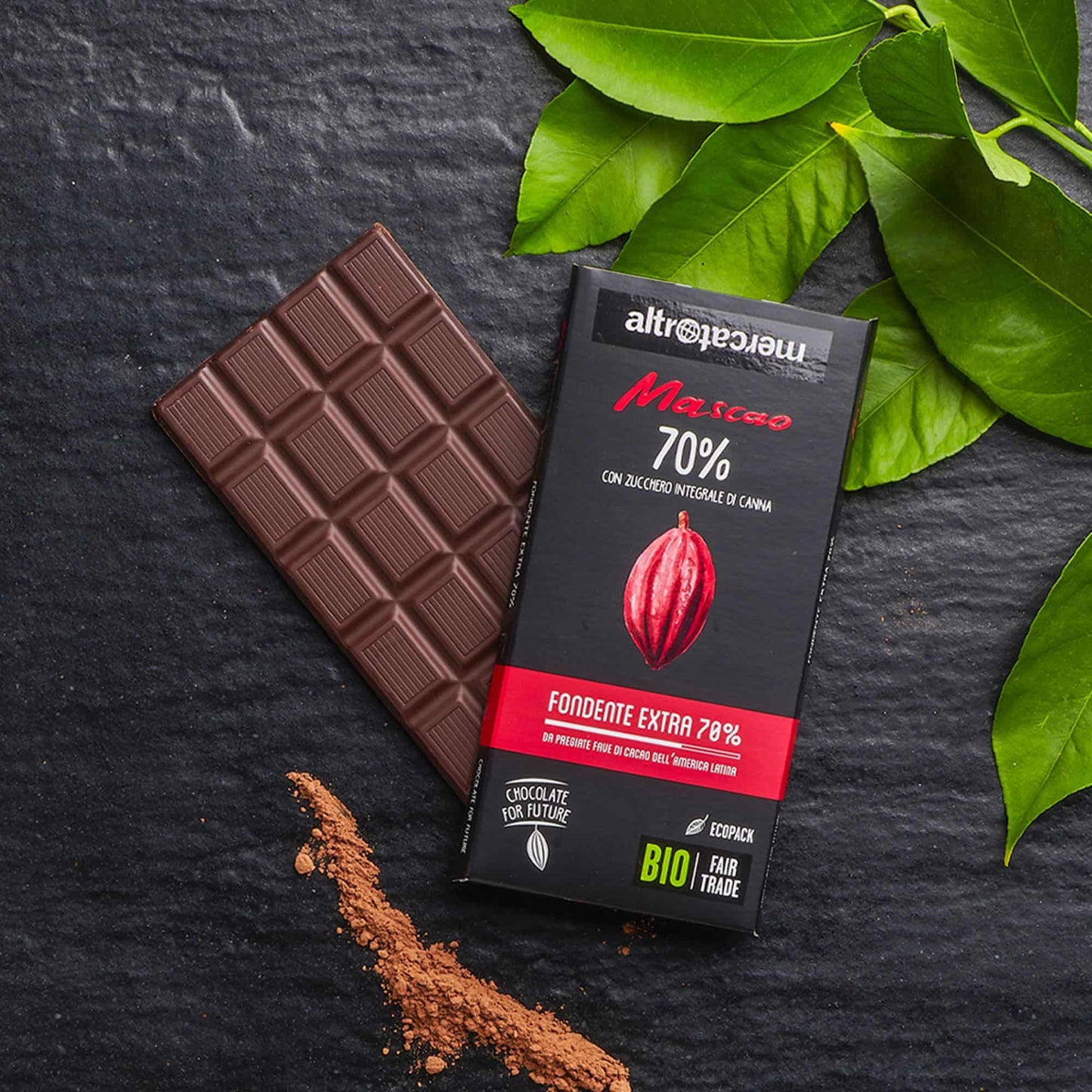 Cioccolato Mascao fondente 70% Bio