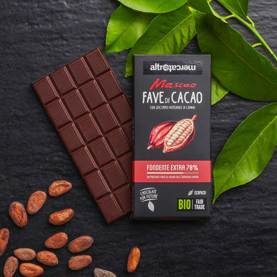 Cioccolato Mascao fondente con fave Bio